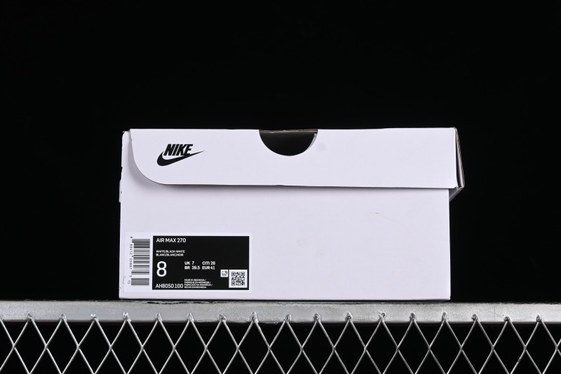 Nike Max 270 Running Shoes with Half-Sole Air Cushion - AH8050-100
