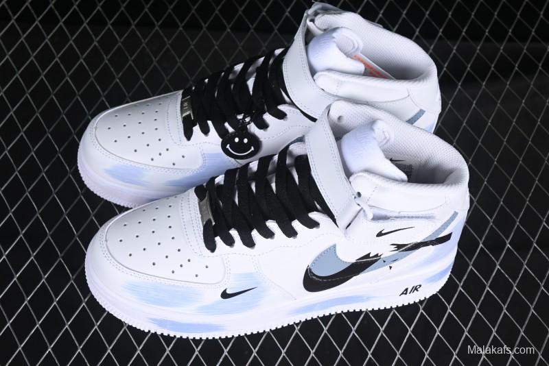 Nike Air Force 1 '07 Mid Custom Paint Anime Theme Casual Sneakers - ZH0316-056