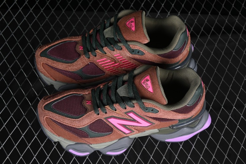 New Balance 9060 Retro Casual Running Shoes with ABZORB Cushioning Technology - U9060BUR