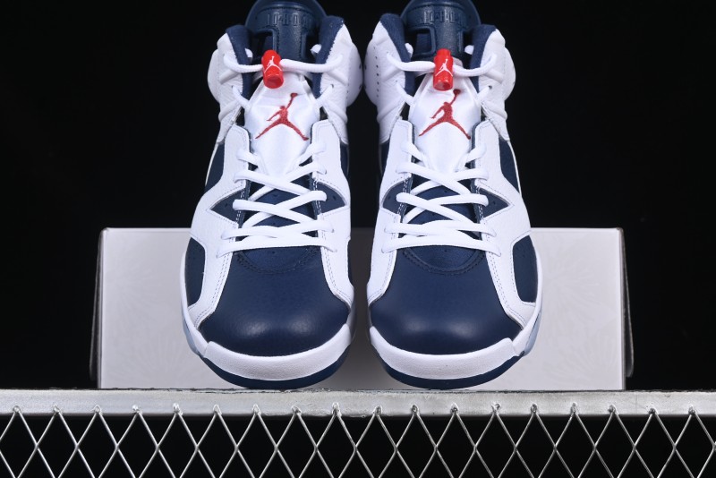 Nike Air Jordan 6 Retro "Olympic" Basketball Shoes - CT8529-164