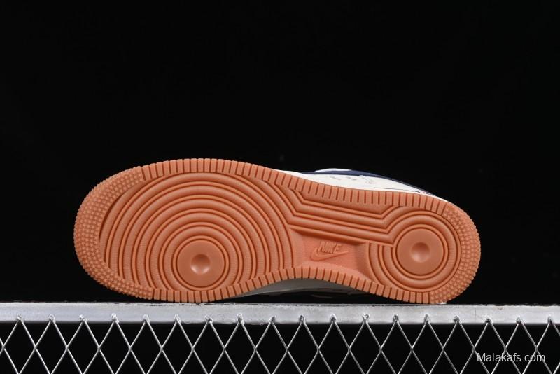 Nike Air Force 1 '07 Low Stussy Collaboration Year of the Snake Limited Edition Red Snake Low-Top Casual Sneakers - XS1958-502