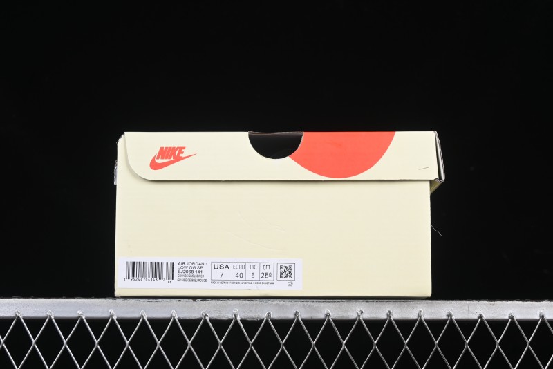 Nike Travis Scott x Fragment Design x Air Jordan 1 Low OG SP AJ1 Retro Sneakers - SJ2068-141
