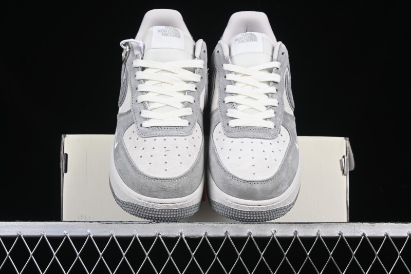 Nike Air Force 1'07 Low The North Face Collaboration Pig Grey Snake Print Low-Top Casual Sneakers - DF0188-027