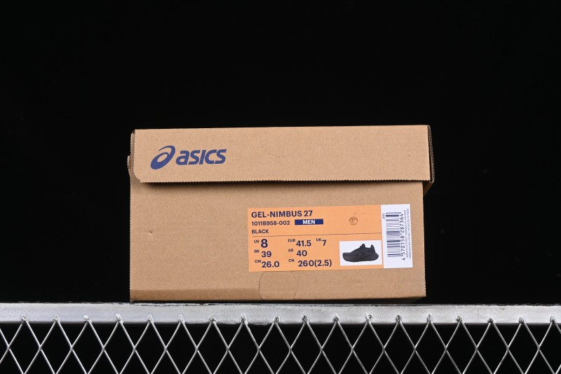 Asics Gel-Nimbus 27 Retro Breathable Casual Shoes Cushioned Men's Durable Running Shoes - 1011B958-002