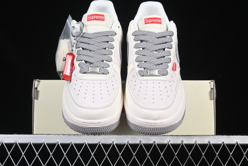 Nike Air Force 1 '07 Low Supreme Casual Sneakers with Full-Length Air Cushion - BB7518-020