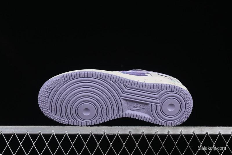 Nike Air Force 1'07 Low Casual Sneakers Purple Butterfly - FB1839-213