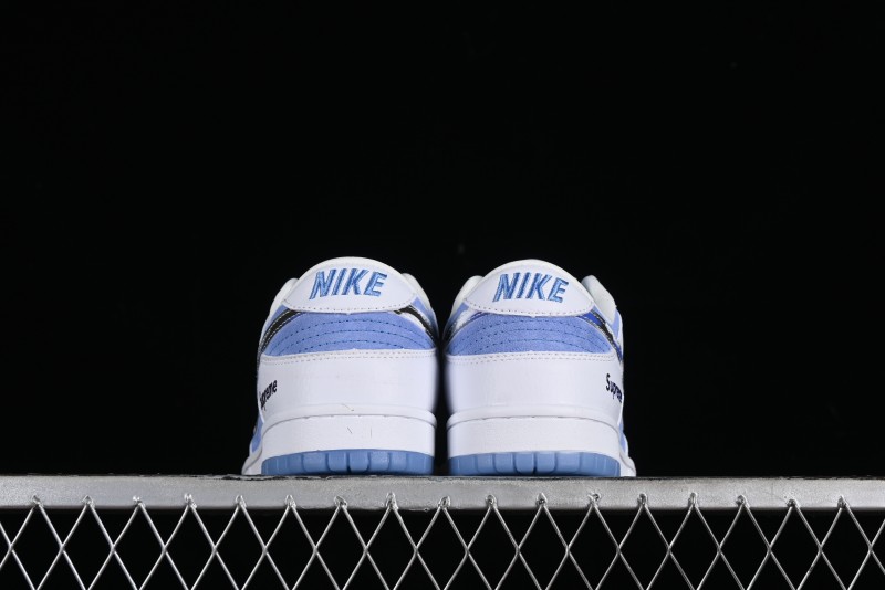 Supreme x Nike SB Dunk Low Royal Blue Anniversary High-End Custom Casual Skate Shoes - JH8039-936