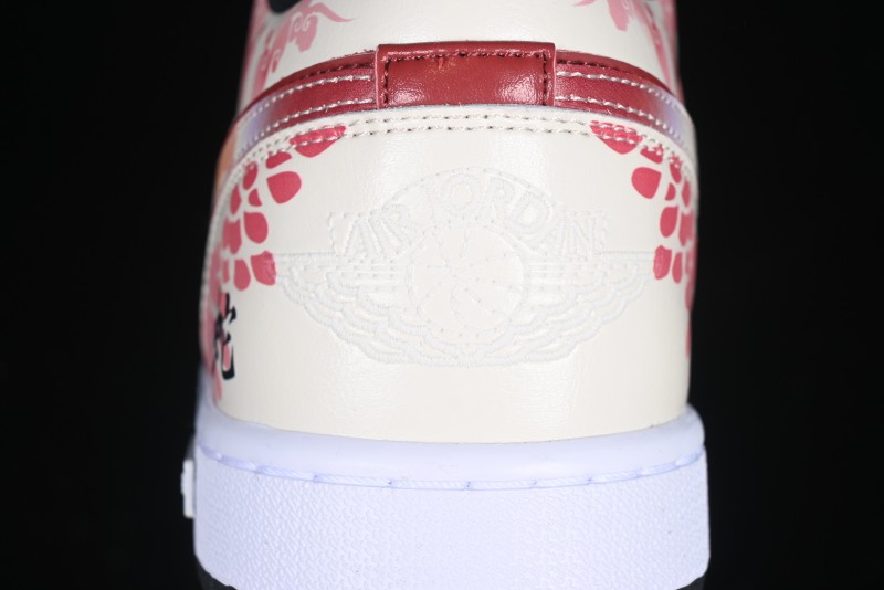 Nike Air Jordan 1 Low OG Retro Basketball Shoes Snake Year Limited Edition - 553558-132