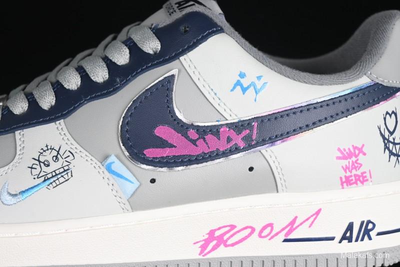 Nike Air Force 1 '07 Low "Jinkesi" League of Legends Series Jinx Custom Low-Top Casual Sneakers for Autumn Winter - XL2321-222