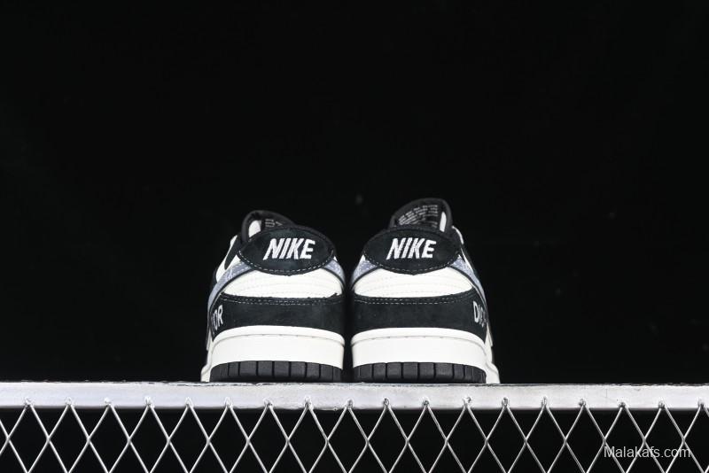 Nike SB Dunk Low Dior Collaboration Anniversary Edition Customized Low-Top Casual Sneakers - DJ2024-084