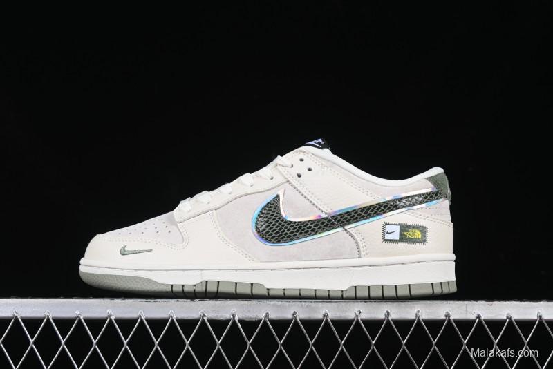 Nike SB Dunk Low The North Face Year of the Snake Anniversary Edition Customized Low-Top Casual Skate Shoes - KK1333-025