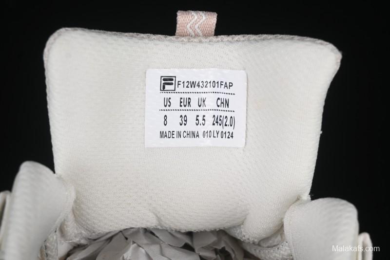 Fila Fusion Retro Mars Running Shoes with Lace-Up Design - F12W432101FAP