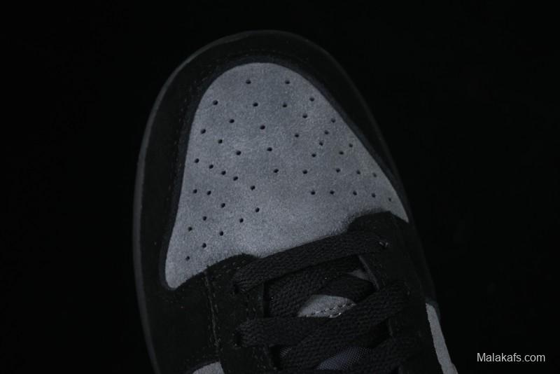 Nike Dunk Low Casual Sneakers in Black-Grey Colorway - HQ1931-001