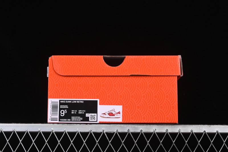 Nike SB Dunk Low Year of the Snake Series - Lace-Up Red Hook Anniversary High-End Custom Low-Top Casual Skate Shoes - YX5066-266