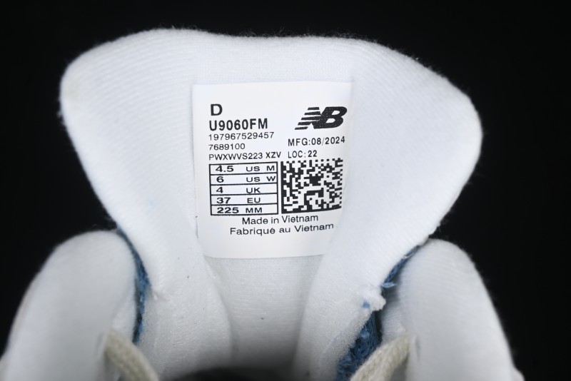 New Balance NB9060 Series Retro Casual Running Shoes with ABZORB Cushioning - U9060FM