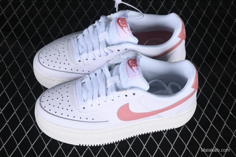 Nike Court Vision Alta Low-Top Casual Sneakers with Thick Sole - DZ5394-102