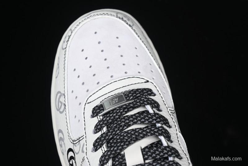 Nike Air Force 1 '07 Low Gucci Collaboration Classic Pattern Low-Top Casual Sneakers - CH6336-516
