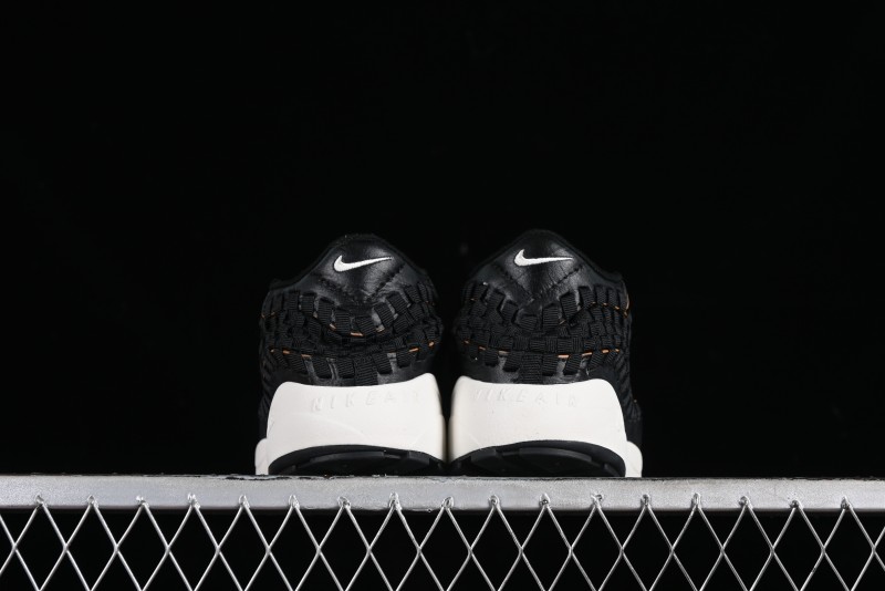Nike Air Footscape Woven Asymmetrical Woven Slip-Resistant Low-Top Lifestyle Sneakers - FQ8129-010