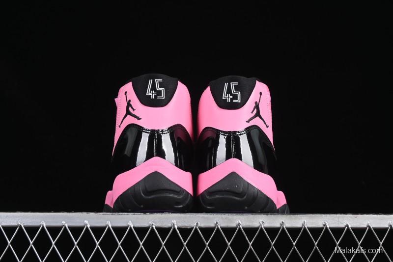Nike Air Jordan 11 Retro High Top Basketball Shoes in Black Pink - CT8012-500