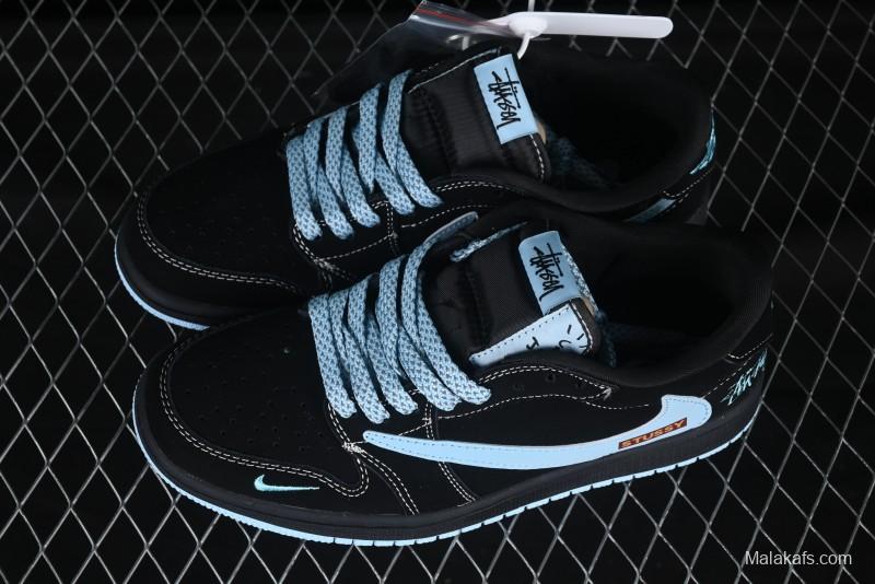 Nike Travis Scott x Fragment Design x Air Jordan 1 Low OG SP AJ1 Retro Sneakers - XS2024-008