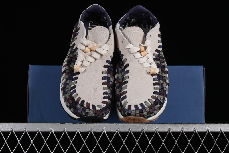 Nike Air Footscape Woven Asymmetrical Weave Slip-Resistant Low-Top Lifestyle Sneakers - FV3615-191