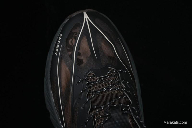 HOKA ONE ONE Satisfy Running Mafate Trail Low-Cut Cushioned Outdoor Hiking Shoes - 1157050 COFF