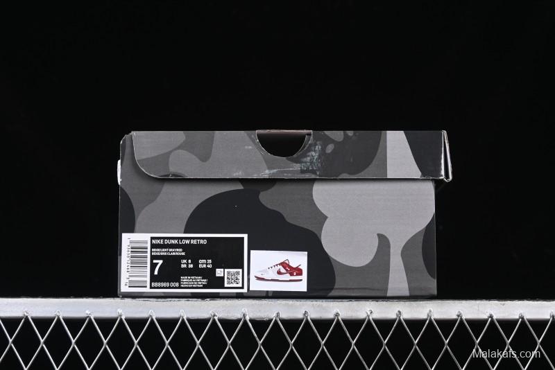 Nike SB Dunk Low BAPE Collaboration Anniversary High-End Custom Sneakers - BB8969-008
