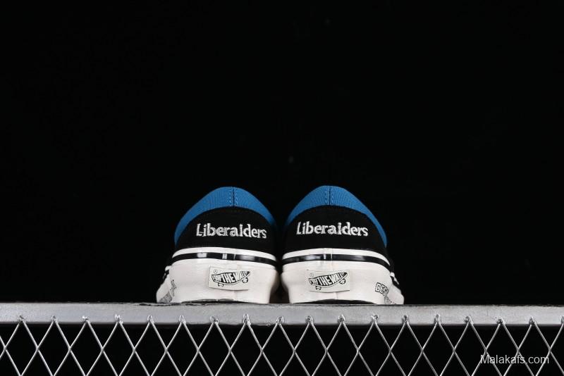 Vans Slip-On x Liberaiders Origami Checkerboard Low-Top Casual Sneakers - VN000V0SAPK