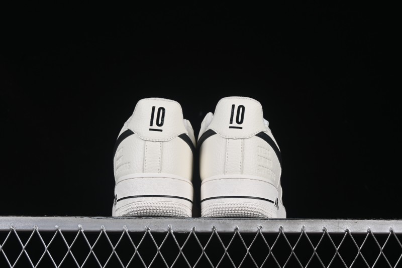 Nike Air Force 1 '07 Low Ted x Portland Triple Collaboration Reflective Black Casual Sneakers - DD8959-706