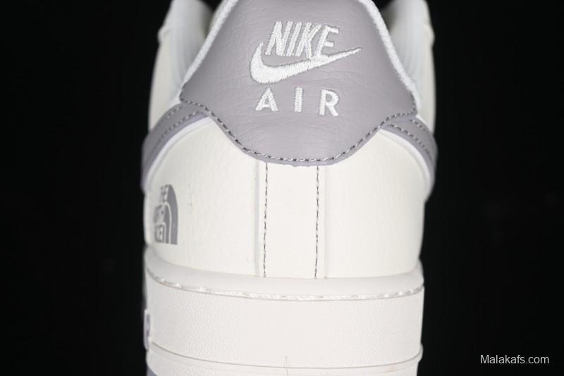 Nike Air Force 1 '07 Low The North Face Collaboration Beige Grey Red Label Casual Sneakers - BB7518-009