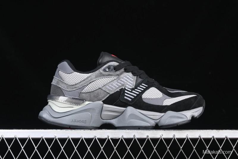 New Balance 9060 Retro Casual Running Shoes with ABZORB Cushioning Technology - U9060BLK