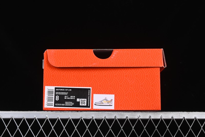 Nike Air Force 1 '07 Low Year of the Snake Limited Edition Golden Snake Scale Low-Top Casual Sneakers - XZ2025-688