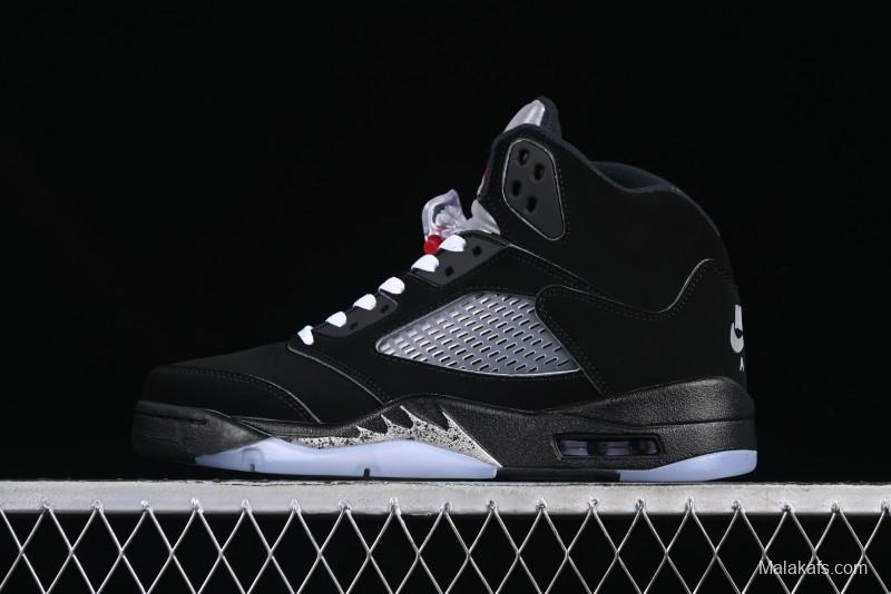 Nike Air Jordan 5 Retro Black "Metallic Reimagined" Basketball Shoes - HF3975-001