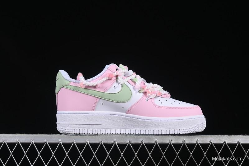 Nike Air Force 1'07 Low Casual Sneakers with Cherry Blossom Design - VV1999-013