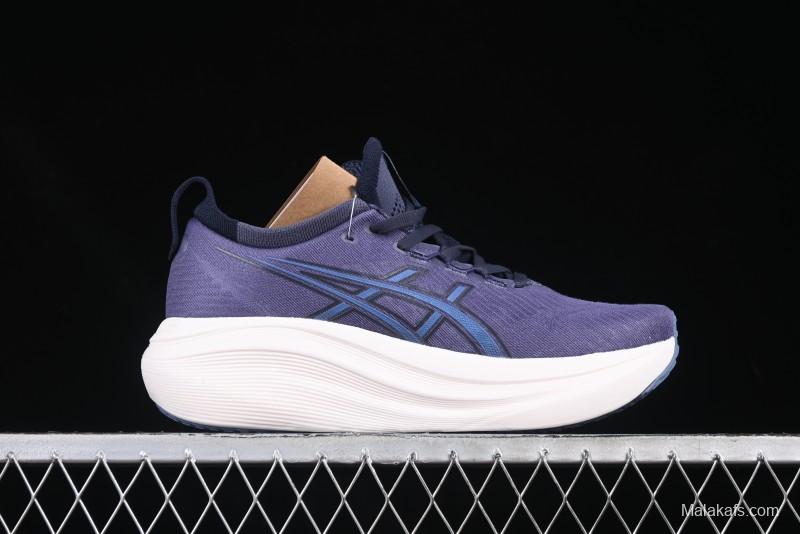 Asics Gel-Nimbus 27 Retro Breathable Casual Shoes Cushioned Men's Durable Running Shoes - 1011B956-500