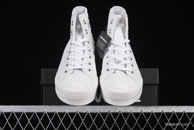 Converse Chuck 70s Classic High Top Canvas Sneakers with Thick Sole - A15786C