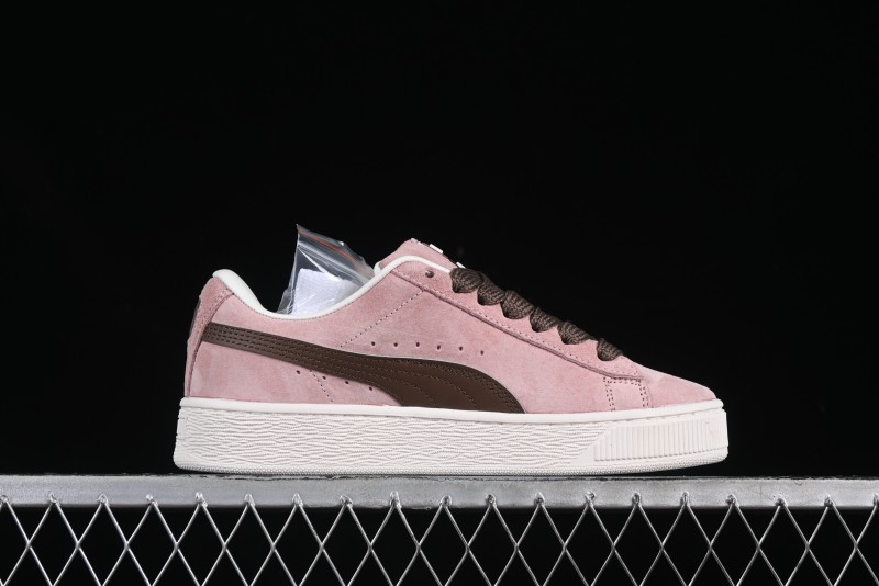 PUMA Suede Classic Sneakers - Rose Pink & Chocolate Brown