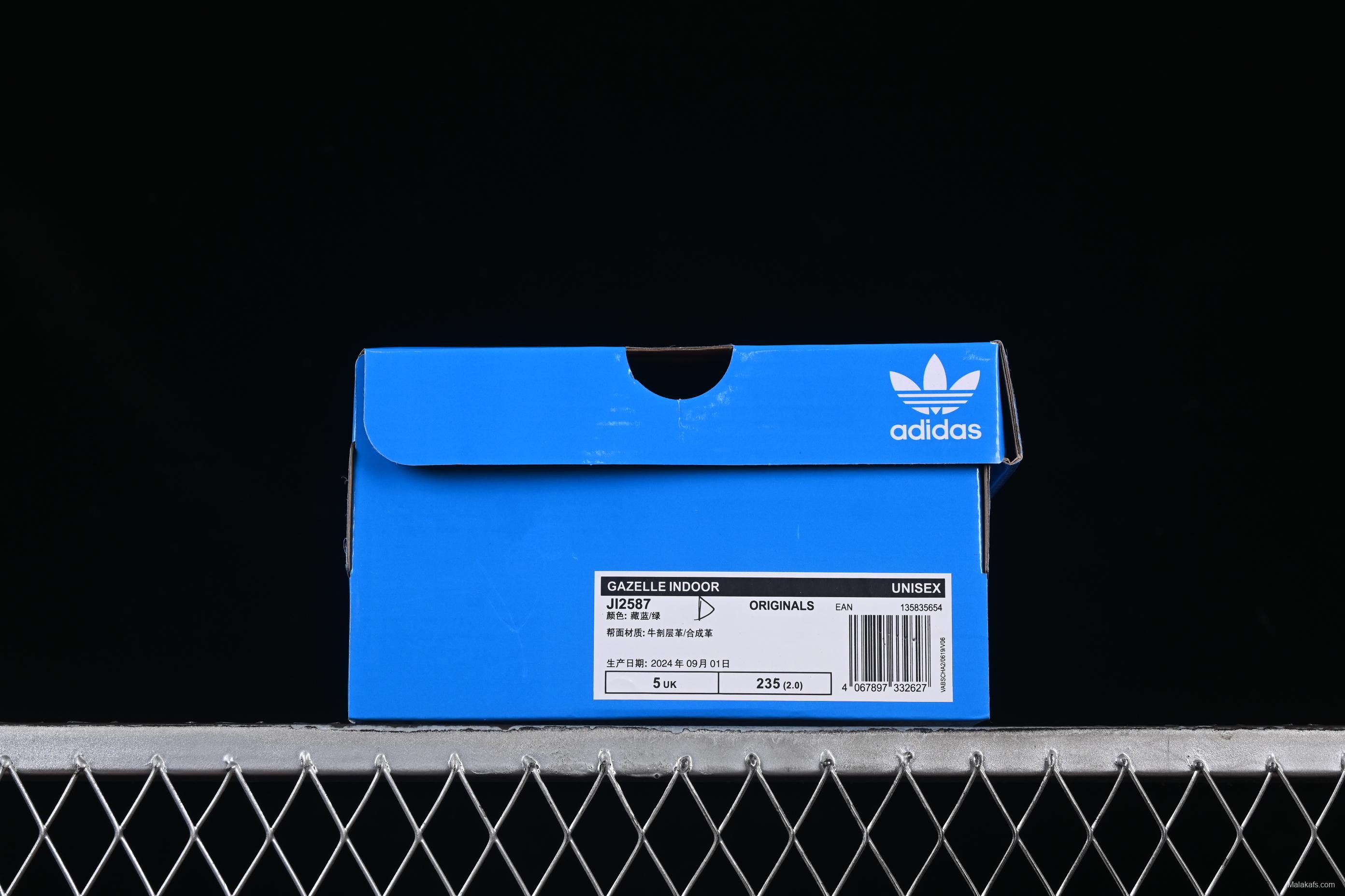 Adidas Originals Gazelle Indoor JI2587 Retro Casual Slip-Resistant Durable Low-Top Sneakers - JI2587