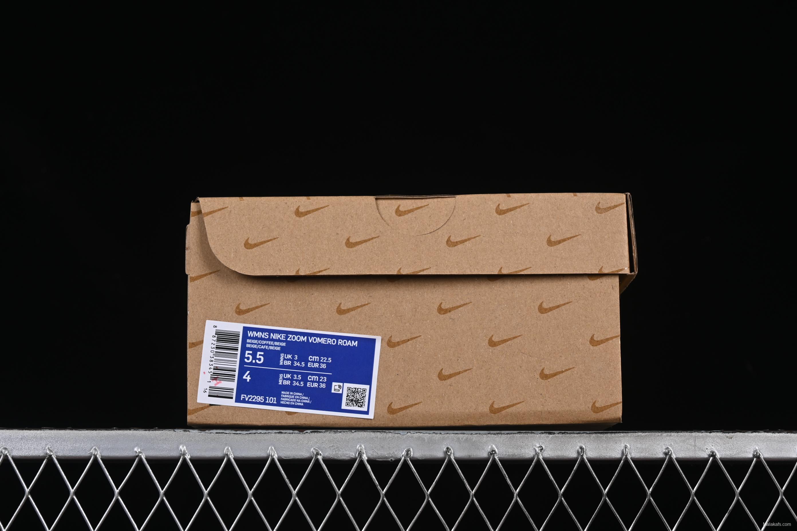 Nike Zoom Vomero 5 Retro Marathon Casual Running Shoes with Thick Sole and Height Increasing Design - FV2295-101