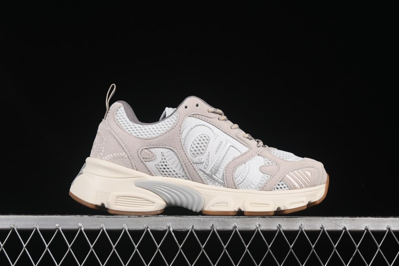 Dior Chrono Round Toe Lace-Up Lifestyle Casual Running Sneakers - 24W Beige