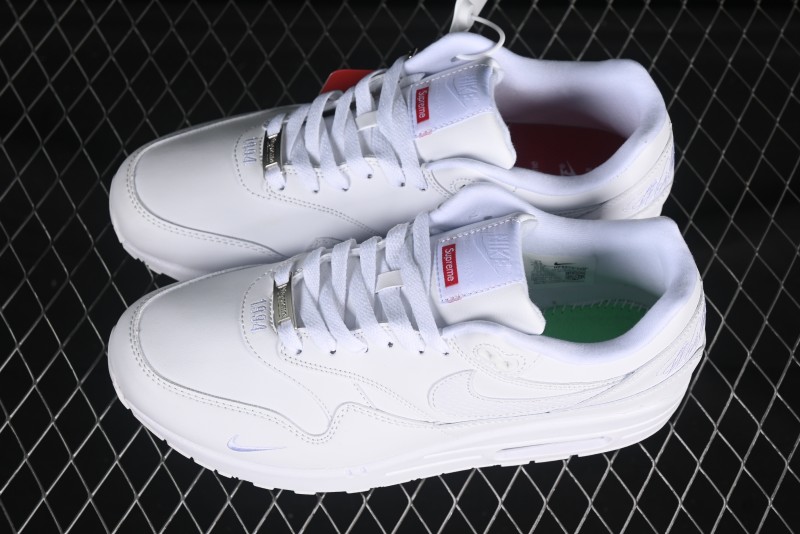 Nike Air Max 1 Retro Running Shoes with Half-Sole Air Cushion - HF8813-100