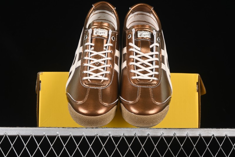 Onitsuka Tiger Mexico 66 SD Low-Top Leather Sneakers for Casual Running - 1183C468-200