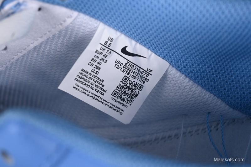 Nike Air Force 1'07 Low Casual Sneakers in Iceland Blue with Full-Length Air Cushion - ZH0316-070