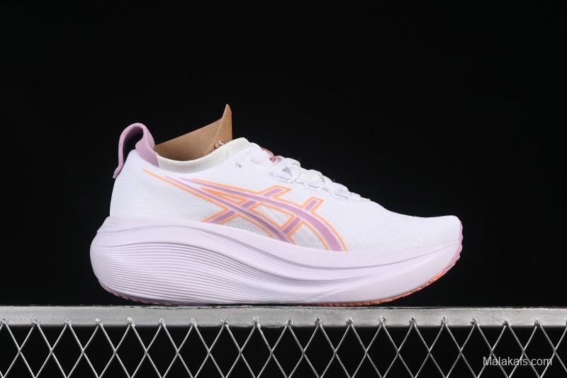 Asics Gel-Nimbus 27 Retro Breathable Casual Shoes Cushioned Men's Durable Running Shoes - 1012B753-101