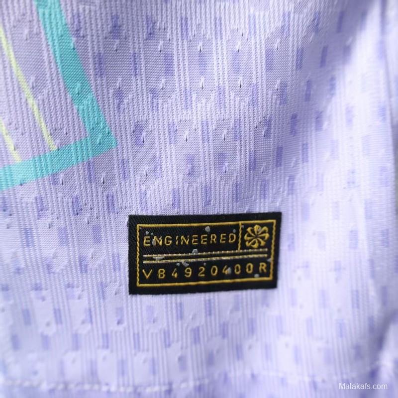 Player Version 25/26 FC Barcelona Mint Green with Pink Trim Jersey