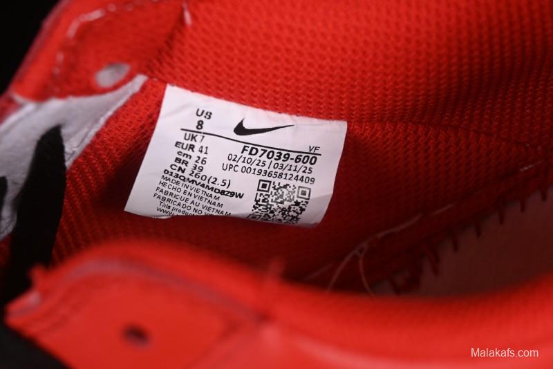 Nike Air Force 1'07 Low Watermelon Red Casual Sneakers with Full-Length Air Cushion - FD7039-600