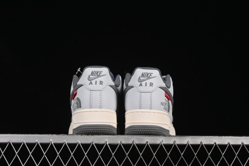 Nike Air Force 1'07 Low The North Face Collaboration Grey Multi-Tone Casual Sneakers - JJ2508-715