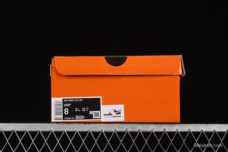 Nike Air Force 1 '07 Low LV Collaboration Double Print Denim Casual Sneakers - YX5066-317