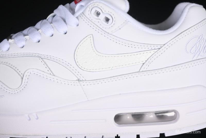 Nike Air Max 1 Retro Running Shoes with Half-Sole Air Cushion - HF8813-100