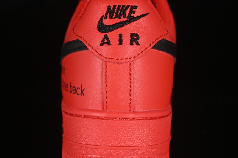 Nike Air Force 1'07 Low Watermelon Red Casual Sneakers with Full-Length Air Cushion - FD7039-600